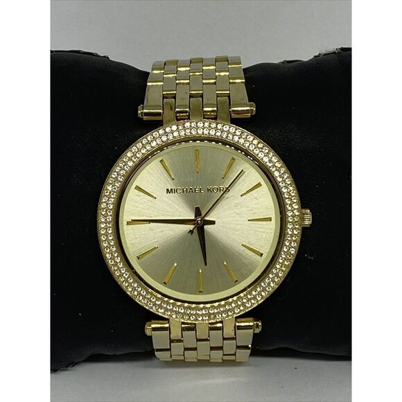 Michael Kors Darci MK3191 Women's Gold Stainless Steel Analog Dial Watch RQ47 - Picture 3 of 12